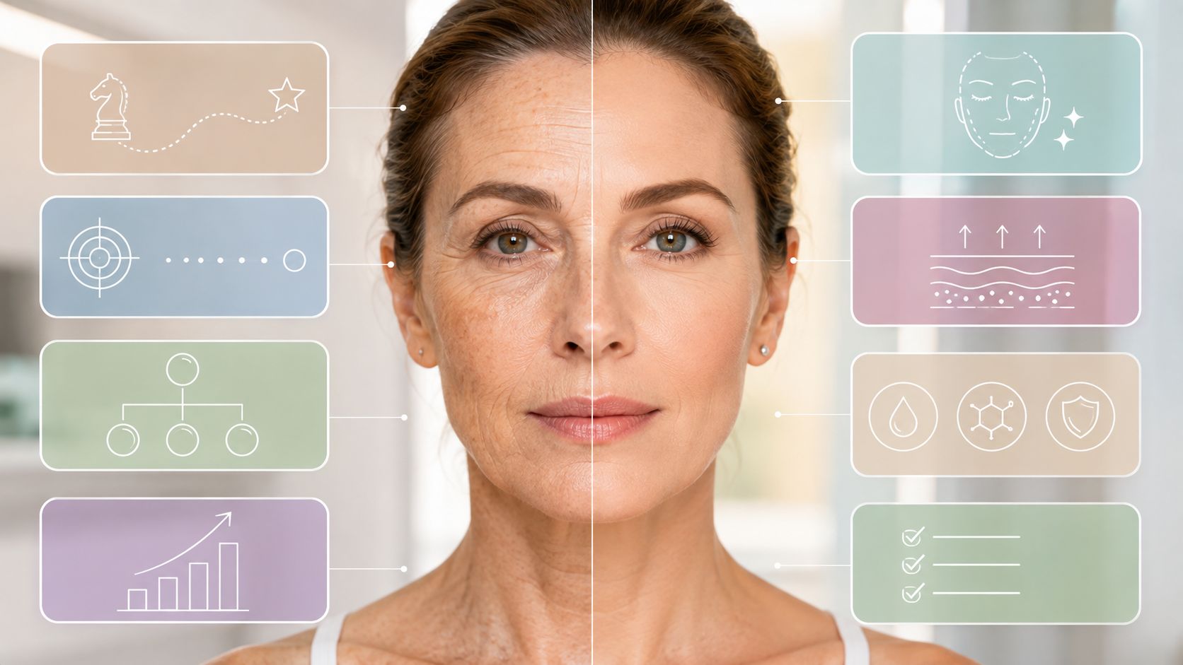 Rejuvenecimiento facial antes y después: 7 casos analizados
