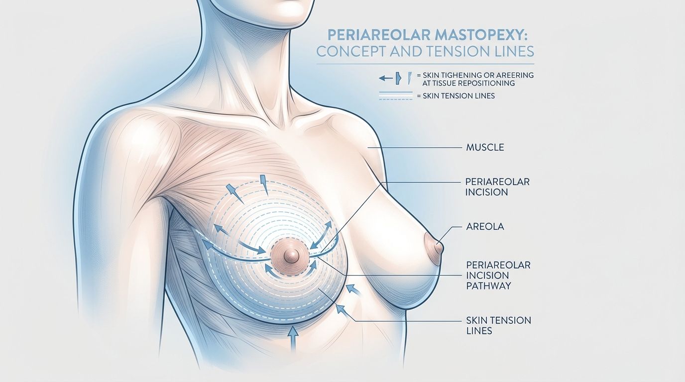 Mastopexia periareolar: indicaciones y límites reales