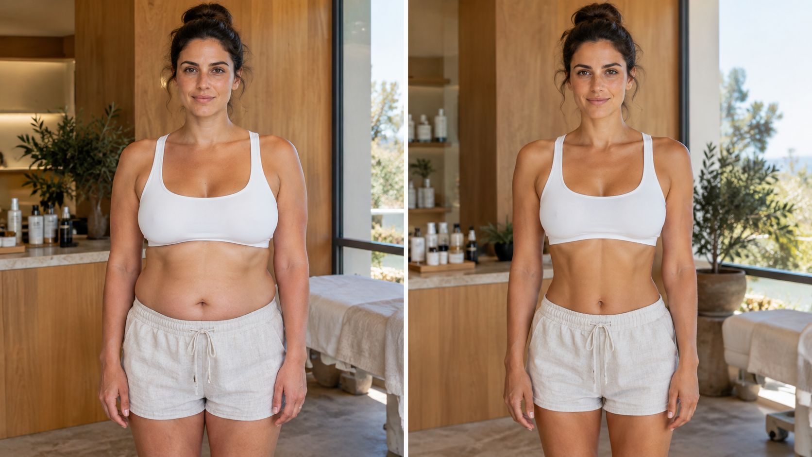 Lipoescultura antes y después mujeres: 7 casos